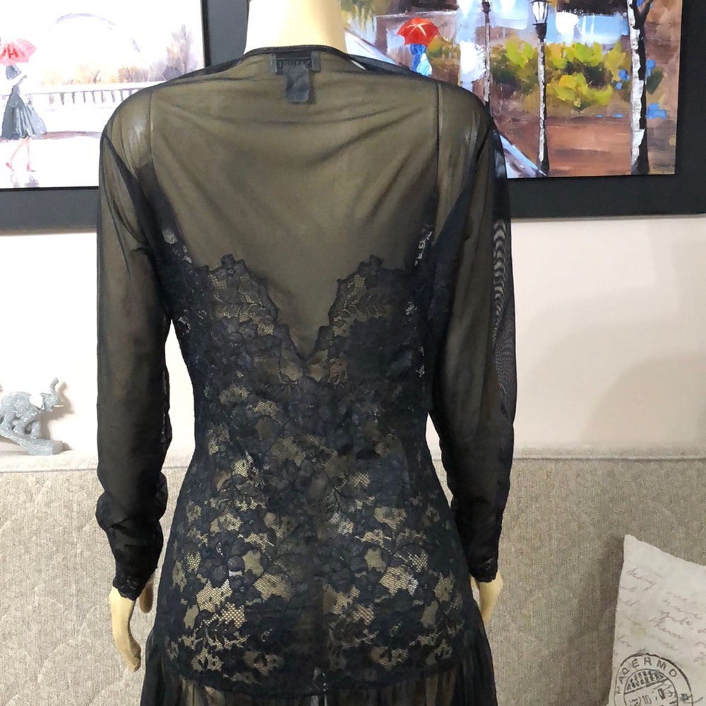 🌺🌺NATORI LACE ROBE - NIGHTGOWN SUZE S - Picture 7 of 15